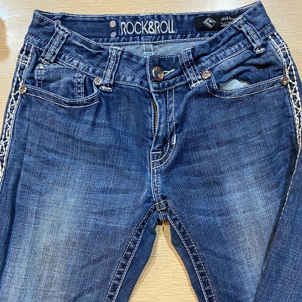 Midrise Rock & Roll Cowgirl Jeans